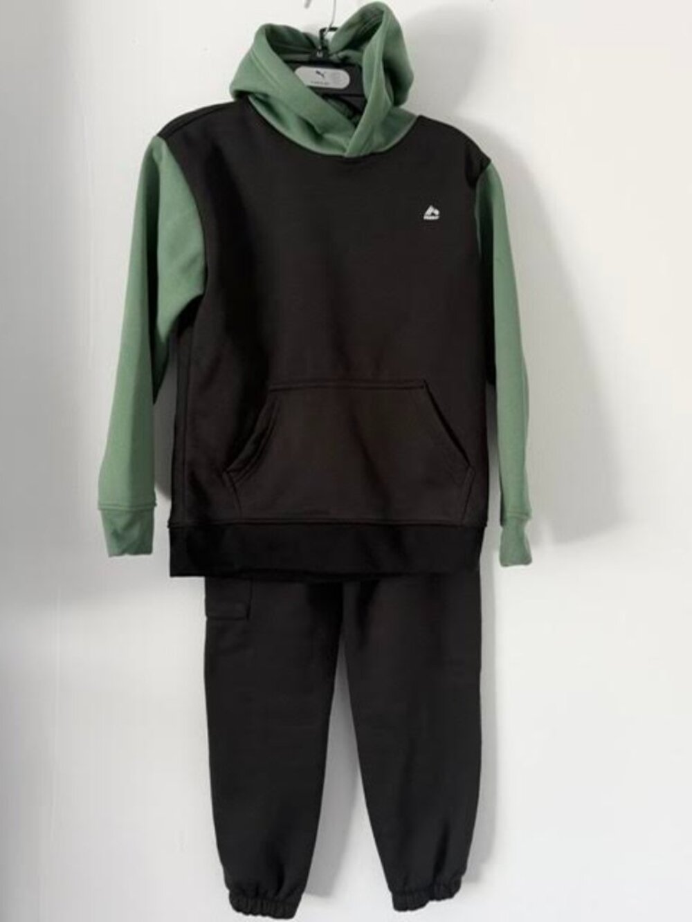 RBX Boys 2-Piece Jogger Set Green Black Hoodie Sweatpants Size 10
